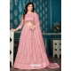 Pink Designer Wedding Wear Net Lehenga Choli