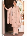 Light Beige Designer Faux Georgette Embroidered Salwar Suit