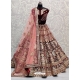 Maroon Designer Bridal Wear Lehenga Choli