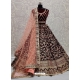 Maroon Designer Bridal Wear Lehenga Choli