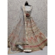 Light Grey Designer Bridal Wear Lehenga Choli