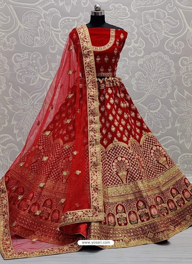 Small And Medium Georgette Ladies Bridal Lehenga at Rs 4500 in Delhi