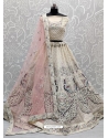 Off White Designer Bridal Wear Lehenga Choli