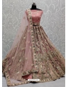 Old Rose Designer Bridal Wear Lehenga Choli
