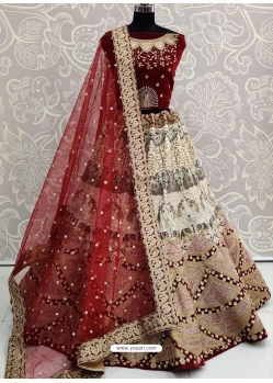 Multi Colour Designer Bridal Wear Lehenga Choli