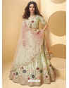 Pista Green Designer Wedding Wear Lehenga Choli