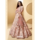 Light Orange Designer Wedding Wear Lehenga Choli