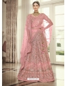 Pink Designer Wedding Wear Lehenga Choli