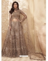 Beige Designer Wedding Wear Lehenga Choli