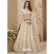 Off White Designer Wedding Wear Lehenga Choli