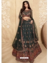 Dark Green Designer Wedding Wear Lehenga Choli