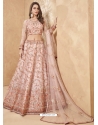 Baby Pink Designer Wedding Wear Lehenga Choli