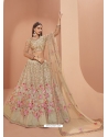 Gold Designer Wedding Wear Lehenga Choli