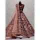 Maroon Designer Bridal Wear Lehenga Choli