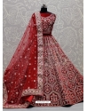 Red Designer Bridal Wear Lehenga Choli