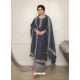 Grey Designer Wedding Wear Embroidered Salwar Suit