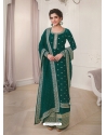 Teal Designer Wedding Wear Embroidered Salwar Suit