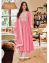 Light Pink Designer Wedding Wear Embroidered Salwar Suit
