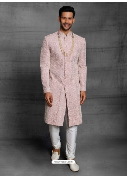 Mauve Exclusive Readymade Designer Indowestern Sherwani