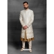 Off White Exclusive Readymade Designer Indowestern Sherwani