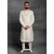 Off White Exclusive Readymade Designer Indowestern Sherwani