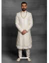 Off White Exclusive Readymade Designer Indowestern Sherwani