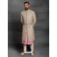 Taupe Exclusive Readymade Designer Indowestern Sherwani