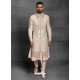 Off White Exclusive Readymade Designer Indowestern Sherwani