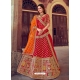 Red Designer Bridal Wear Lehenga Choli