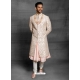 Baby Pink Exclusive Readymade Designer Indowestern Sherwani