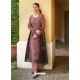 Old Rose Designer Festive Wear Faux Georgette Palazzo Suit