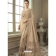 Gold Designer Wedding Wear Shadow Silk Sari