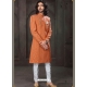 Orange Exclusive Readymade Designer Indowestern Sherwani