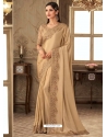 Gold Designer Wedding Wear Sari