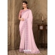 Mauve Designer Wedding Wear Sari