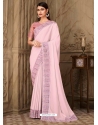 Mauve Designer Wedding Wear Sari