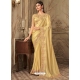 Light Yellow Designer Wedding Wear Sari