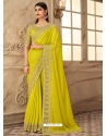 Corn Designer Wedding Wear Sari