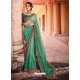 Aqua Mint Designer Wedding Wear Sari