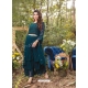 Teal Blue Readymade Designer Faux Georgette Palazzo Suit