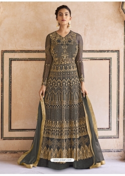 Pigeon Designer Party Wear Soft Net Anarkali Suit