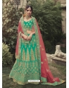 Jade Green Designer Bridal Wear Lehenga Choli