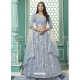 Grey Designer Wedding Wear Lehenga Choli