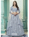 Grey Designer Wedding Wear Lehenga Choli