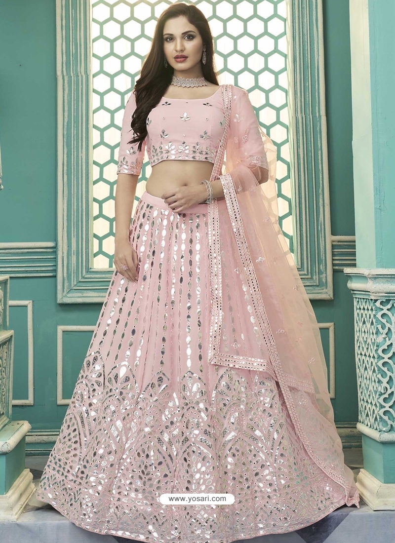 Arnika Fabrics Party Wear Embroidered Net Lehenga at Rs 2999 in Surat