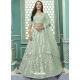 Pista Green Designer Wedding Wear Lehenga Choli