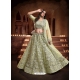 Pista Green Designer Wedding Wear Lehenga Choli