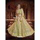 Lemon Designer Wedding Wear Lehenga Choli