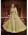 Lemon Designer Wedding Wear Lehenga Choli