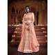 Light Orange Designer Wedding Wear Lehenga Choli